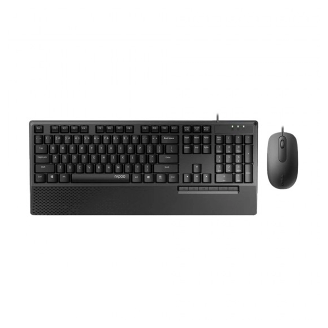 r nx2000-1 ست ماوس و کیبورد باسیم رپو مدل NX2000 - Image 1